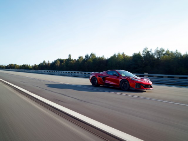 At 233 mph, the 2025 Chevrolet Corvette ZR1 is now the fastest car ever built by an American auto manufacturer. Preproduction model shown. Actual production model may vary.